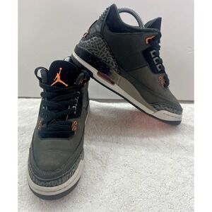 Jordan 3 Retro Youth Fear Pack Night Stadium Size‎ 5